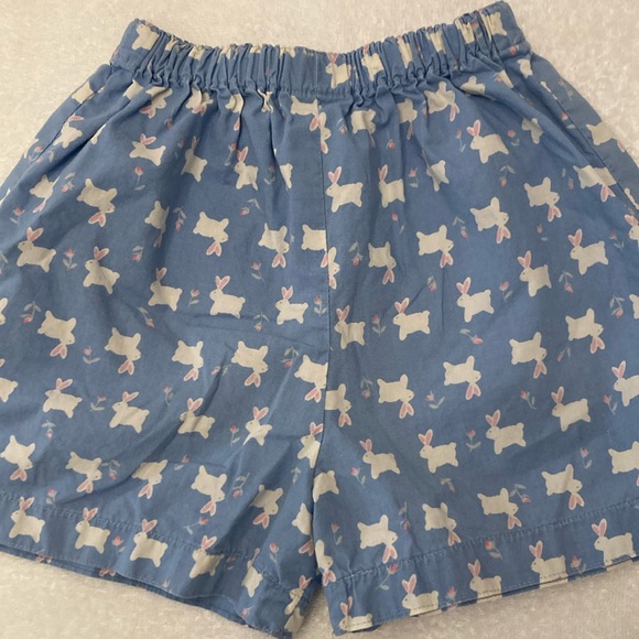 Vintage Girls Bunny Rabbit Shorts Handmade Cotton Size 4 - Picture 3 of 9